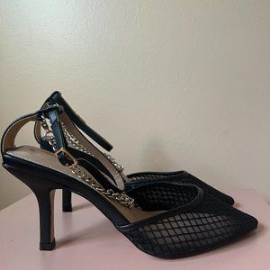 BCBGeneration Mayah Ankle Chain Black Pump Women's Size 7